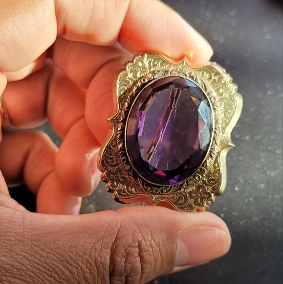 14k Victorian Brooch - Picture 1 of 16